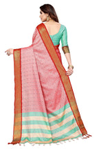 Vamika Weaving Pink Cotton Silk Saree - Distacart