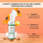 Alps Goodness Papaya, Vitamin C & AHA Glow Foaming Face Wash
