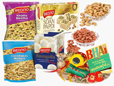 Bikanervala All Time Gift Hamper and Dryfruits Rakhi Gifts