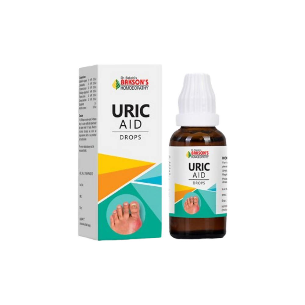 Bakson's Homeopathy Uric Aid Drops - Distacart