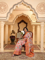 Shree Shyam Fashion Linen Cotton(Woven Work) Multicolour Saree - Distacart