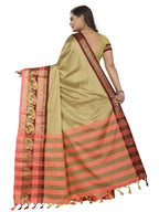 Vamika Banarasi Silk Cream Weaving Saree