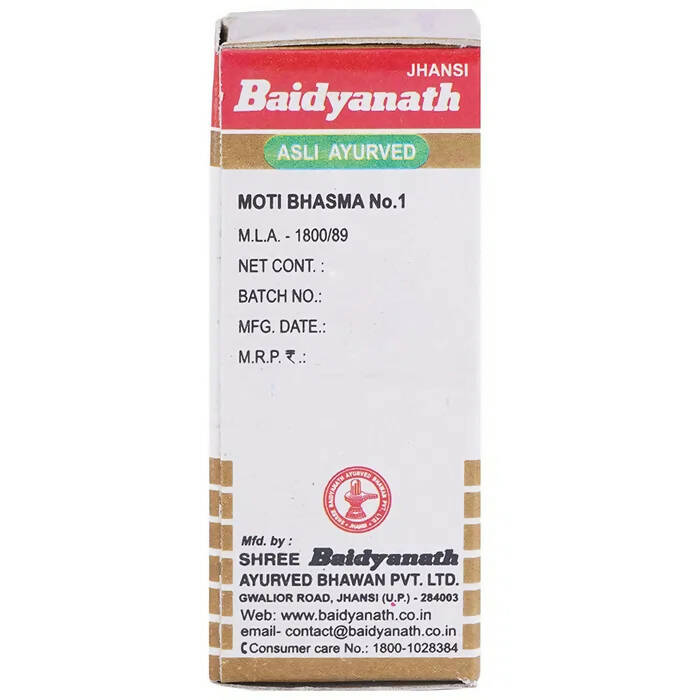 Baidyanath Jhansi Moti Bhasma No.1 - Distacart