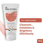 The Skin Story 3 in 1 Multi Action Face Mask, Scrub & Wash