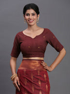 Shree Shyam Fashion Silk Maroon Saree - Distacart