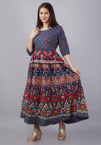 Vamika Multicolor Cotton Printed Party/Casual Wear Kurti (GAM22K)