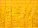 Yellow Uppada Silk Handloom Saree with Karpur Pallu Design - Global Threads