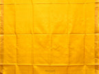 Yellow Uppada Silk Handloom Saree with Karpur Pallu Design - Global Threads