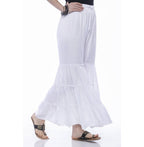 Mominos Fashion Reyon Cotton White Palazzo - Distacart