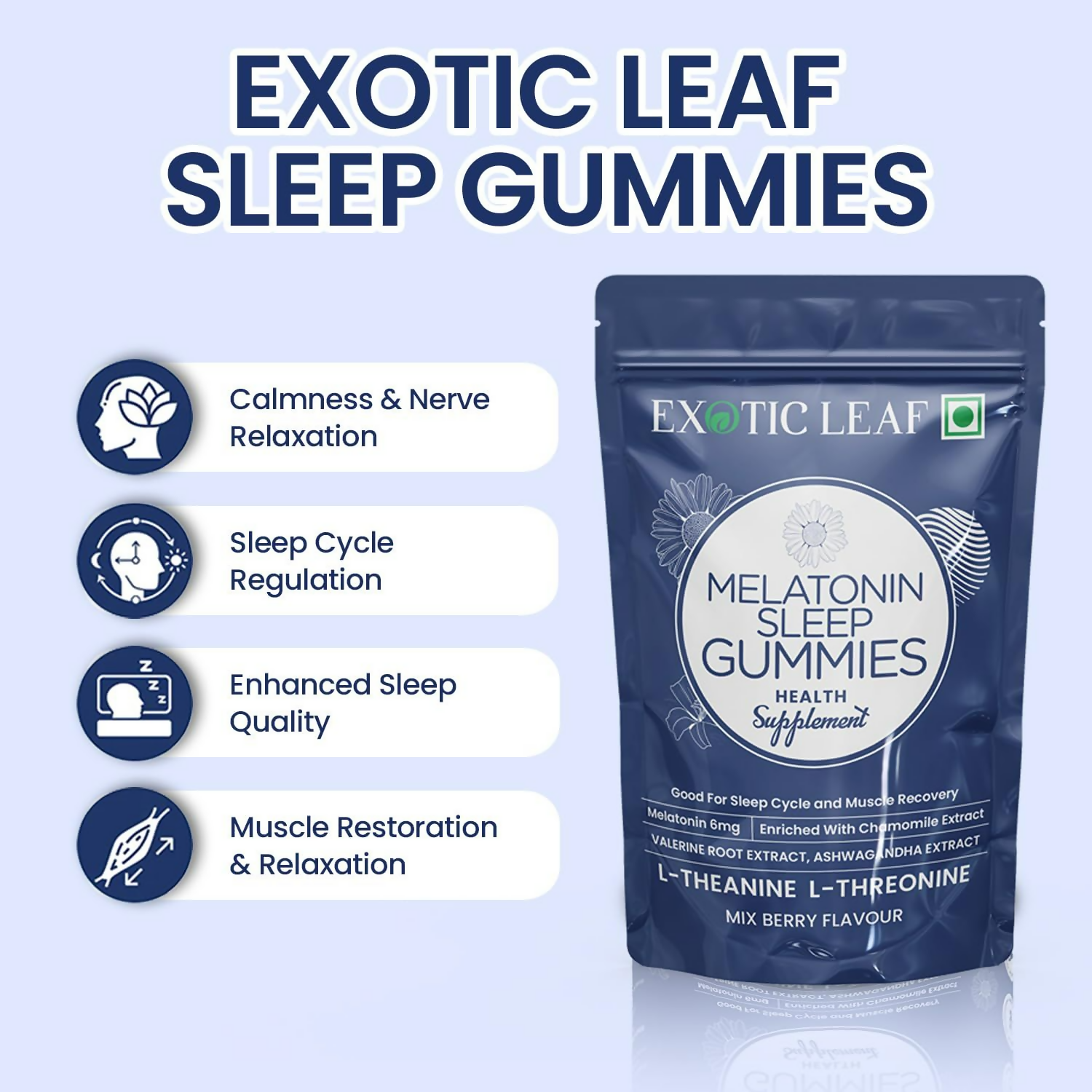 Exotic Leaf Melatonin Gummies - Distacart
