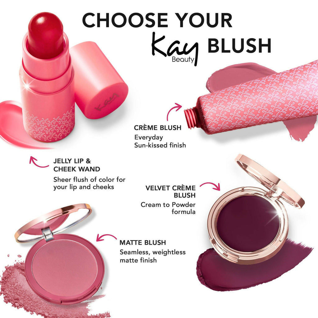 Kay Beauty Jelly Blush Wand - Cherry Cola - Distacart