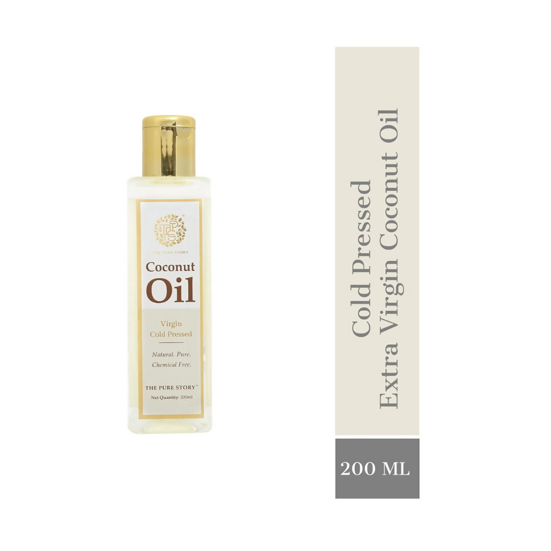 The Pure Story Natural Cold Pressed Coconut Hair Oil - Distacart