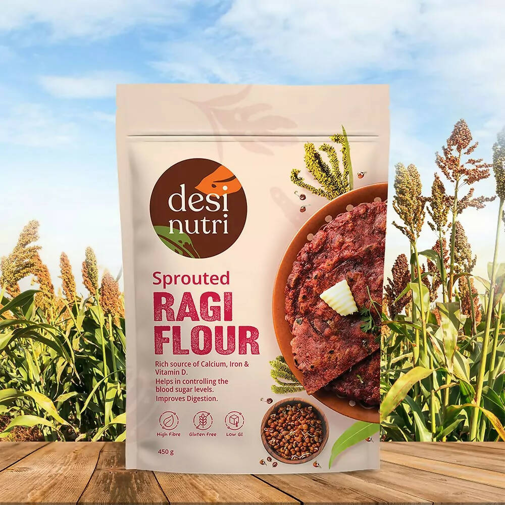 Desi Nutri Sprouted Ragi Flour