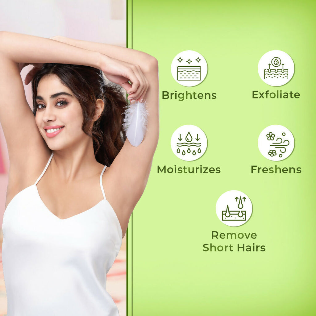 VI-JOHN Feather Touch Lime & Aloevera Hair Removal Cream for Women for Dry Skin, Suitable for Legs, Underarms, Bikini Line, Arms - Distacart