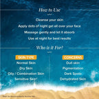 Aqualogica Glow+ Mousse Night Gel With Vitamin C & Hyaluronic Acid
