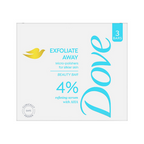 Dove Exfoliate Away Serum Beauty Bar with 4% Refining Serum + AHA