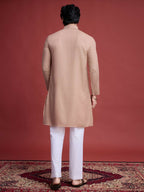 Vastranavya Exclusive Festival Wear Viscose Mirror Work on Self Weaving Kurta Only