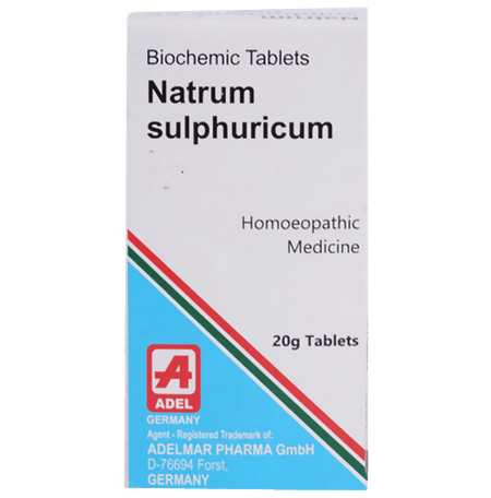 Adel Homeopathy Natrum Sulphuricum Biochemic Tablets