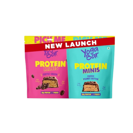 Yoga Bar Protein Minis Coffee Crush and Choco Peanut Butter Combo