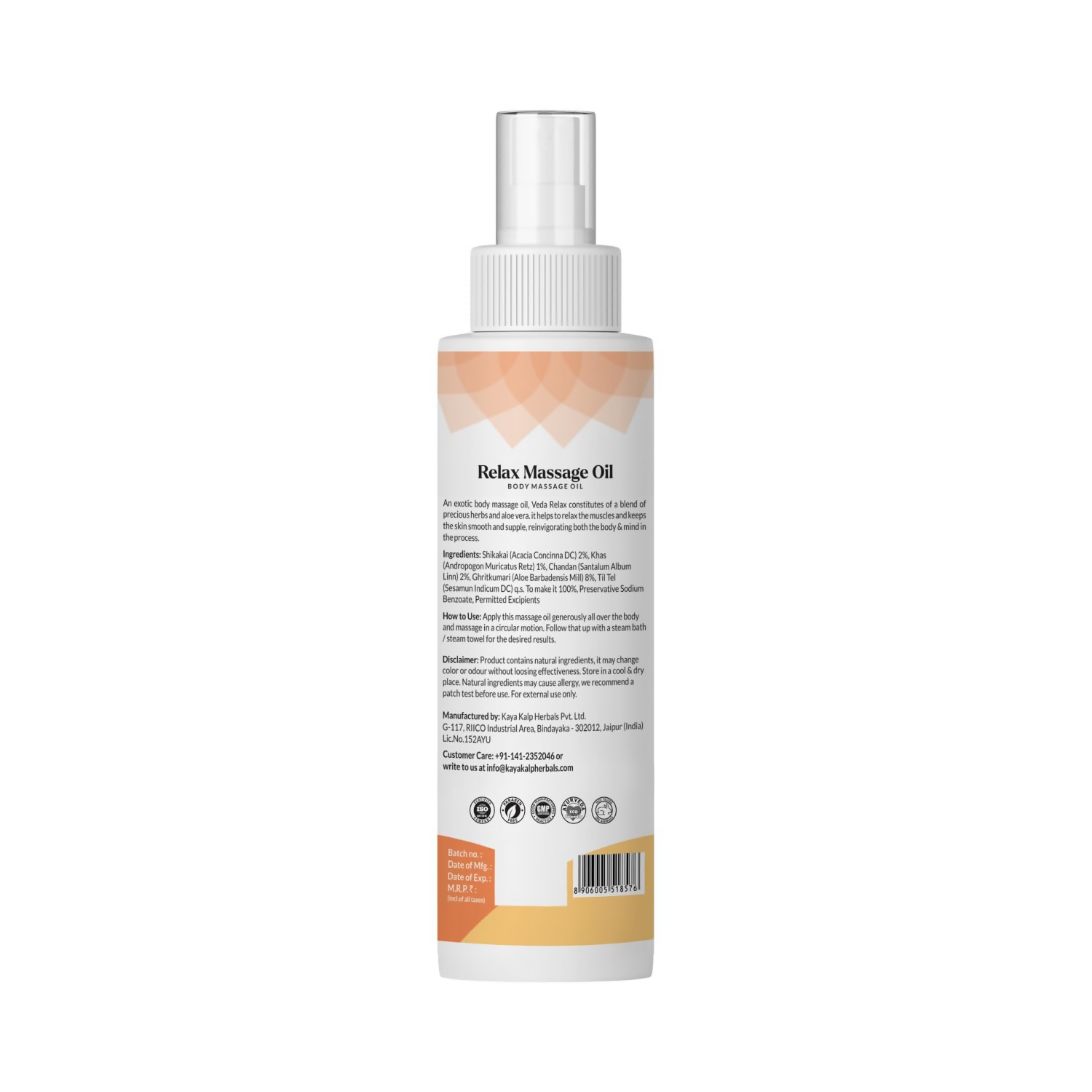 Kulsum's Kaya Kalp Relax Massage Oil For Body & Mind Relaxer