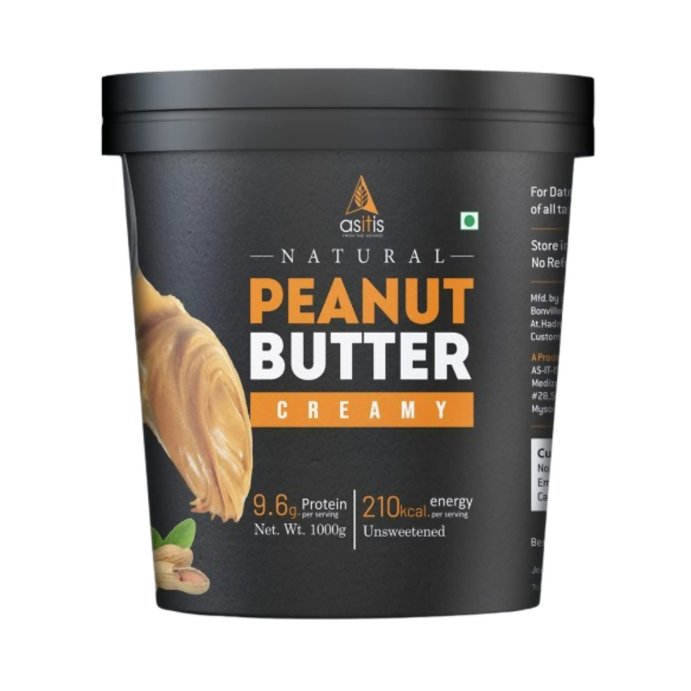 As-It-Is Nutrition Peanut Butter (Natural and Unsweetened) - Distacart