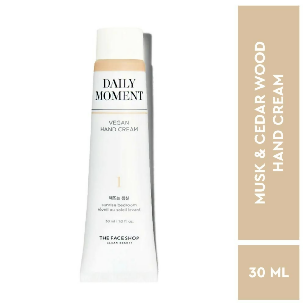 The Face Shop Non-Greasy Vegan Hand Cream - Sunrise Bedroom With Hyaluronic Acid
