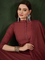 Sangria Pure Cotton Kurta & Trouser With Dupatta