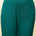FIORRA Women's Teal Blue Crepe A-Line Kurta Pant with Dupatta