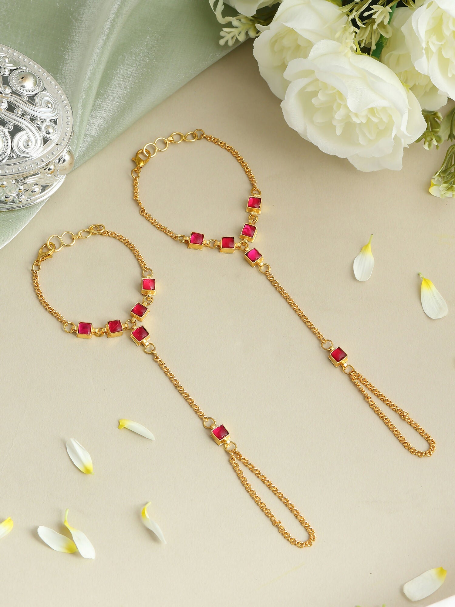 Ruby Raang Aura Hand Chain - Distacart