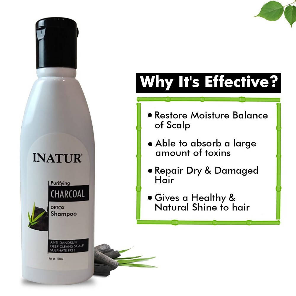 Inatur Purifying Charcoal Detox Shampoo