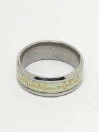 NVR Men's Rhodium-Plated Silver-Toned Stainless Steel Finger Ring - Distacart
