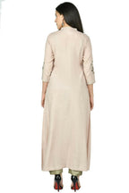 Joban Fashion Beige Cotton Rayon Kurta Set
