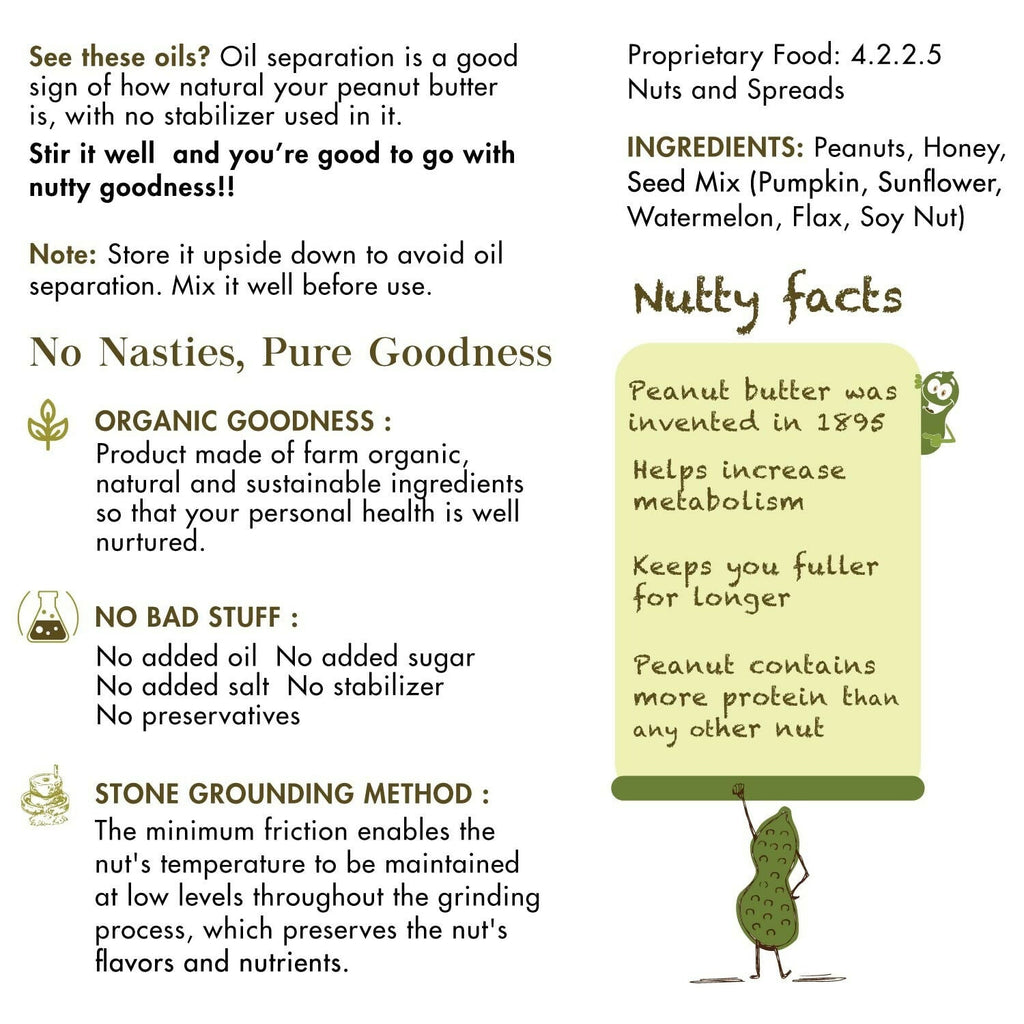 Sorich Organics Seed Peanut Crunchy Butter