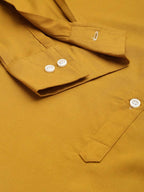 Mustard Men Rayon Boxy Opaque Casual Shirt - Mahotsav