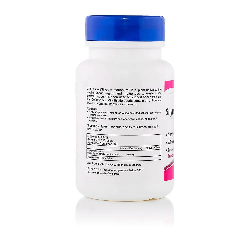 Healthvit Silymarin Milk Thistle Capsules - Distacart