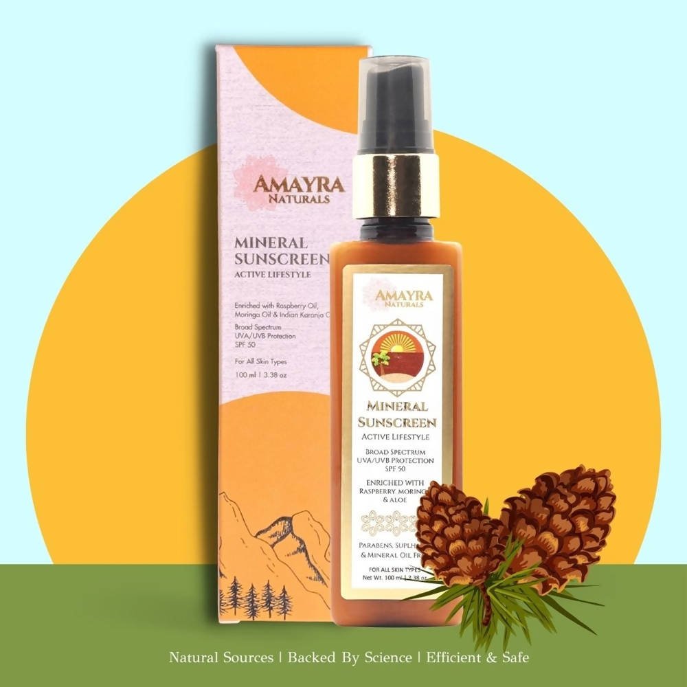 Amayra Naturals Mineral Sunscreen SPF 50