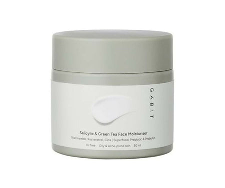 Gabit Salicylic Acid & Green Tea Face Moisturiser For Acne, Blackheads & Open Pores