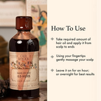 Old School Rituals 63-Herb Hair Elixir All-Natural Hair Oil For Growth Of Strong & Healthy Hair