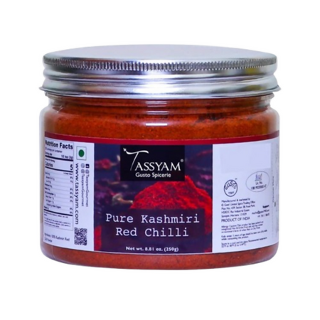 Tassyam Organics Pure Kashmiri Red Chilli Powder