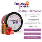 Curious Peach Herbal Lip Balm Strawberry - Distacart