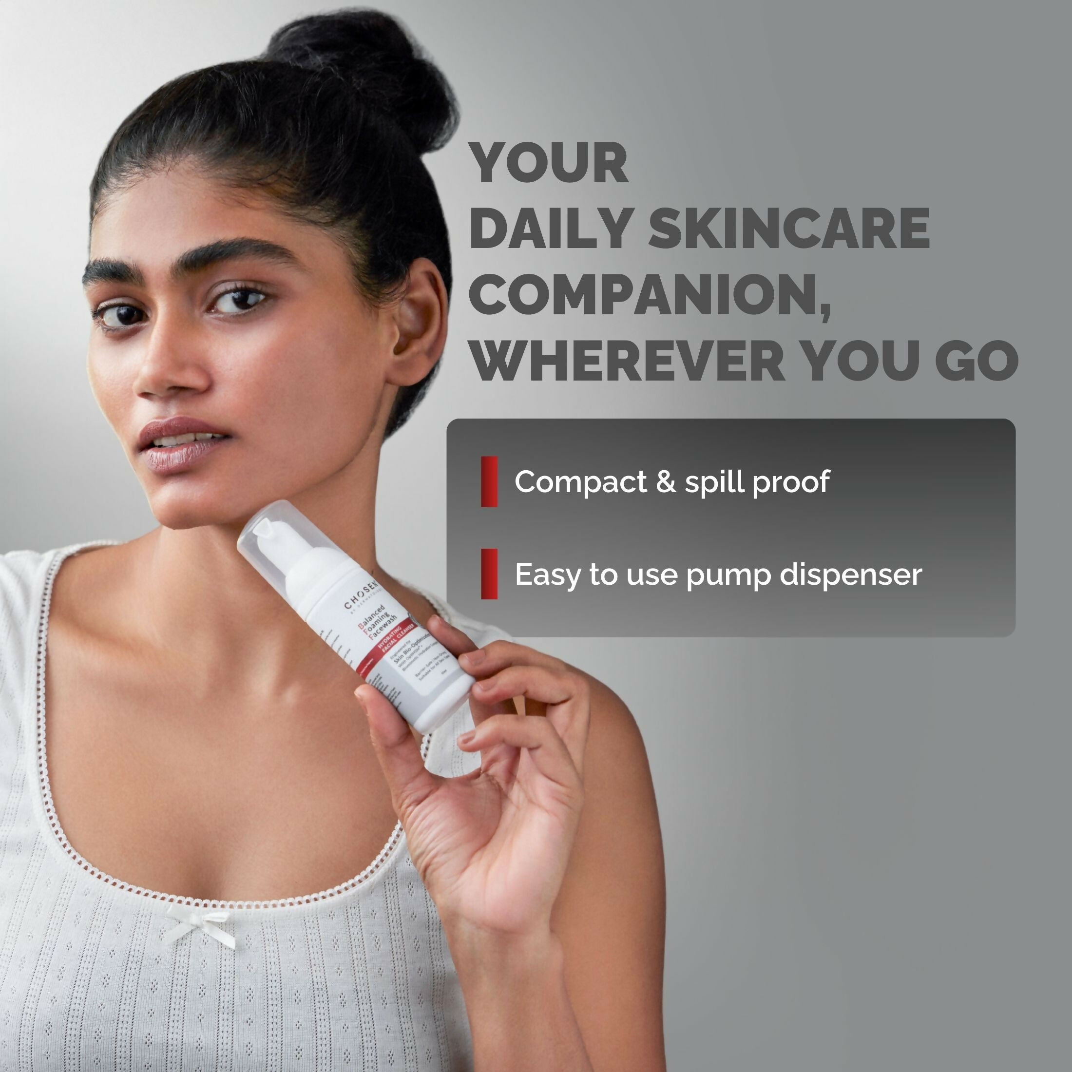 Chosen Balanced Foaming Facewash Daily Face Cleanser With Optimsm - Distacart