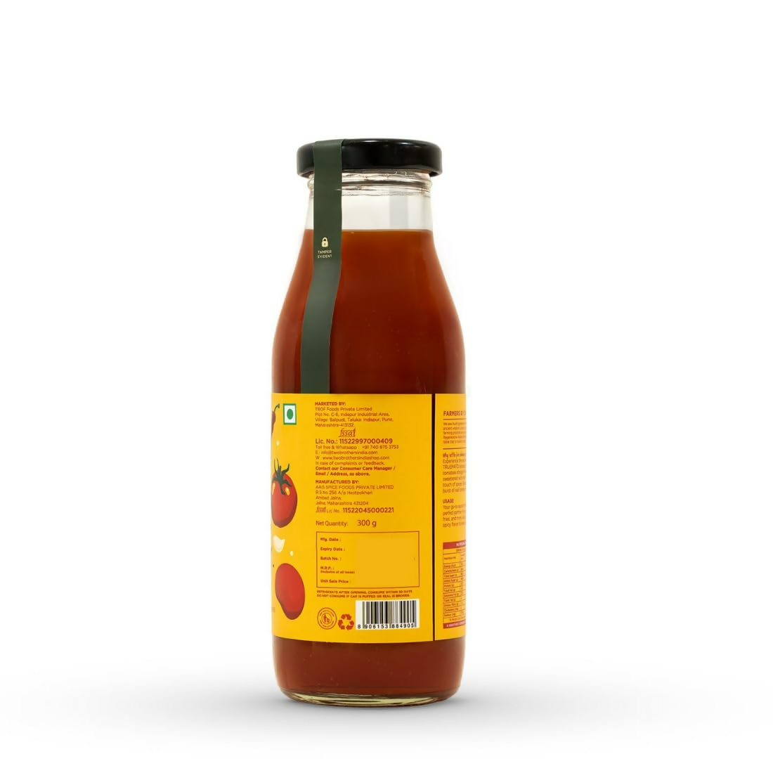Two Brothers Organic Farms Truemato Ketchup - Spicy - Distacart