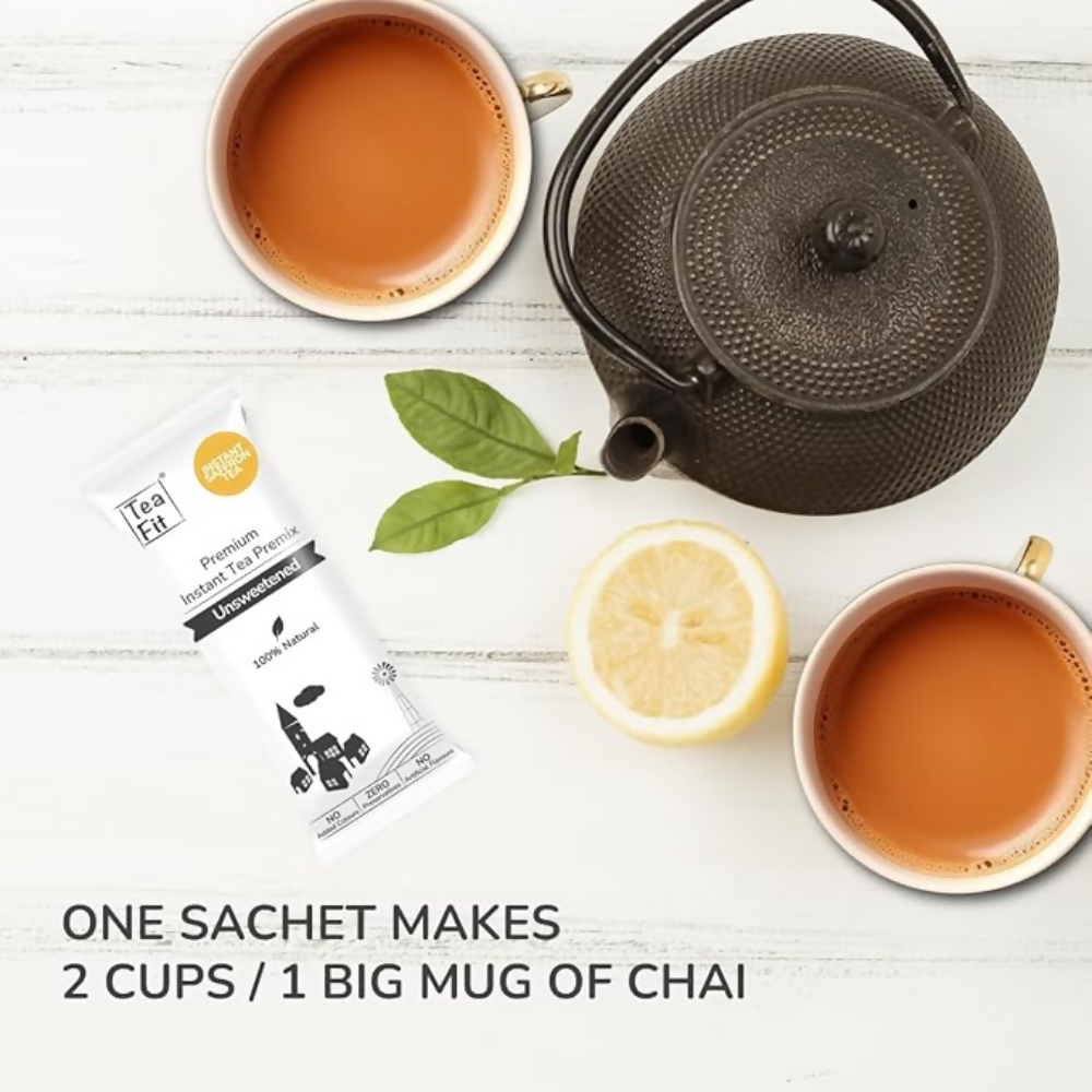 TeaFit Premium NO SUGAR Instant Saffron Tea Premix - Distacart