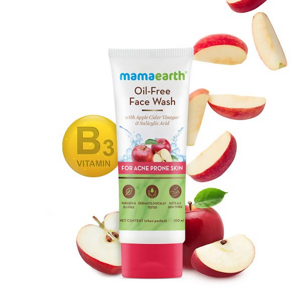 Mamaearth Oil-Free Face Wash with Apple Cider Vinegar & Salicylic Acid - Distacart