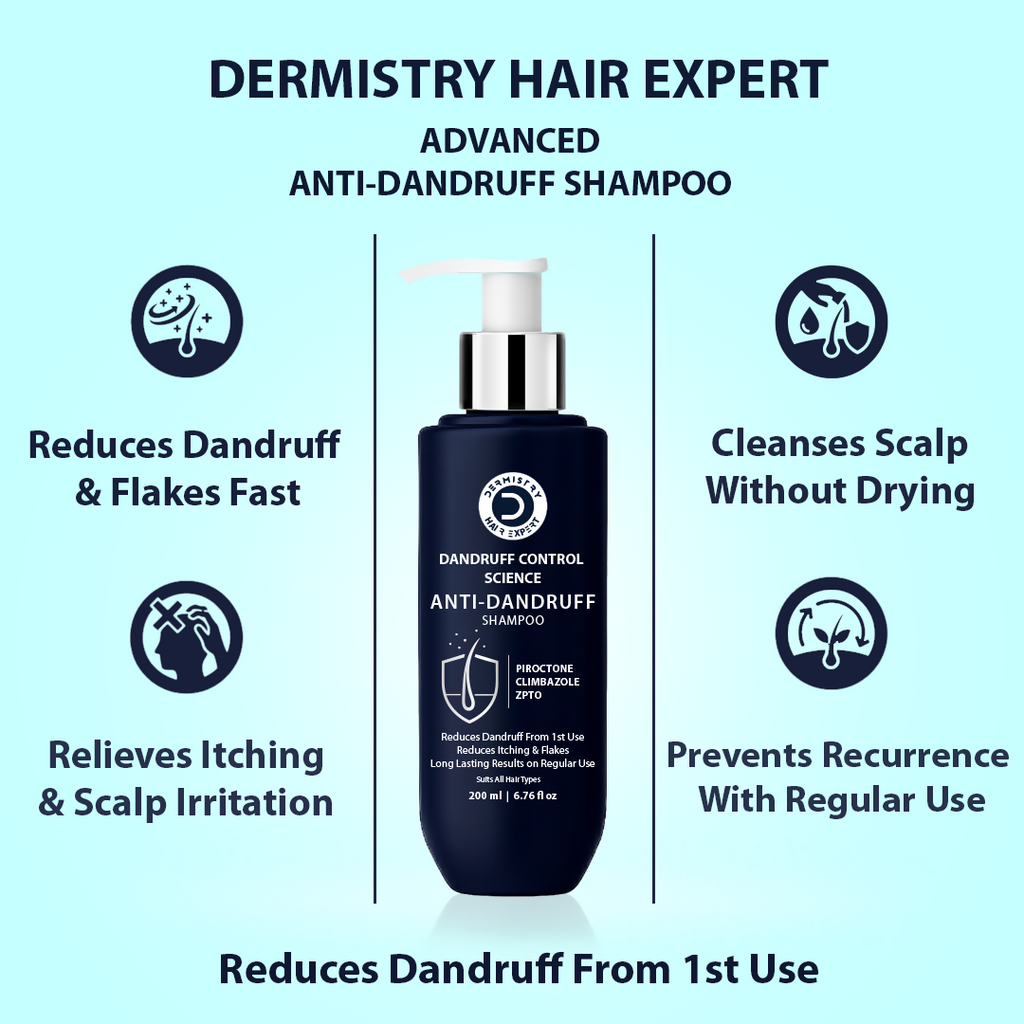 Dermistry Anti-Dandruff Control Hair Serum & Shampoo - Distacart