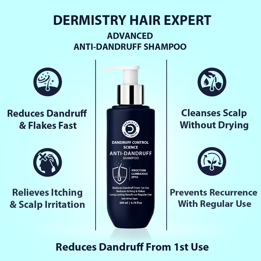 Dermistry Anti-Dandruff Control Hair Serum & Shampoo - Distacart