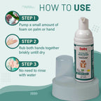 Babyorgano Non Alcoholic Foam Based Waterless Hand Wash for Kids - Distacart