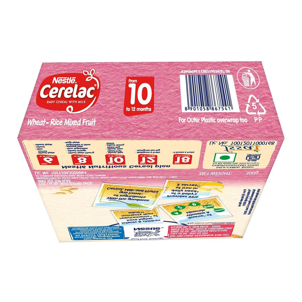 Nestle Cerelac Baby Cereal With Milk Wheat - Rice Mixed Fruit - Distacart