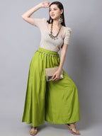 TAG 7 Women Flared Ethnic Palazzos