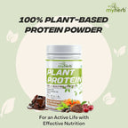 Myherb Plant Protein Powder, Pea And Brown Rice Protein Powder - Chocolate Flavour - Distacart